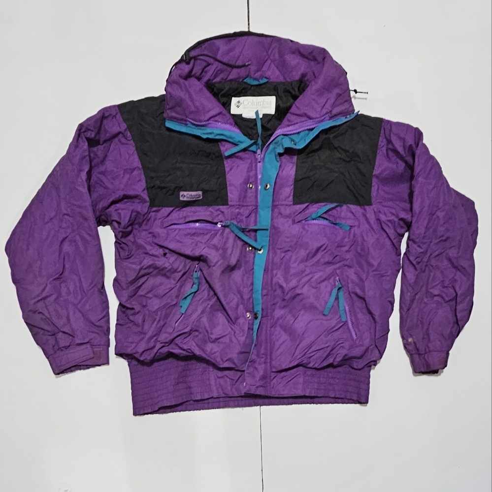 Columbia Sporty Purple and Black Puffer Jacket